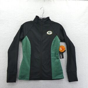 Certo Jacket Womens Extra Small Green Bay Packers Black Green XS Polyester New